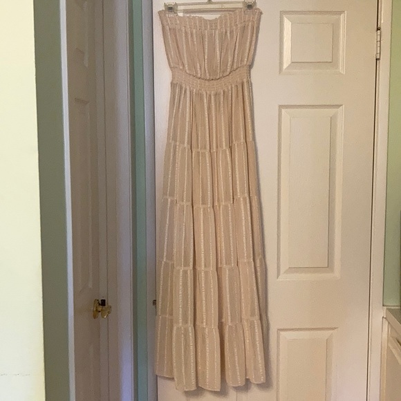 Forever 21 Strapless Bohemian Maxi Dress NWT - Picture 2 of 5